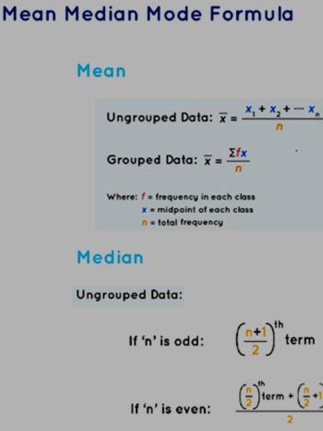 what is average, median and mode in maths ?